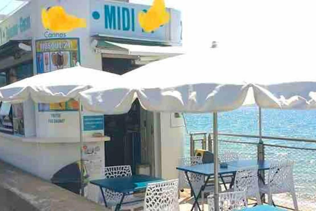 Bord De Mer, Terrasse, Tout A Pieds Cannes Esterno foto